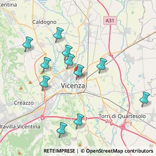 Mappa Via Virgilio Bardella, 36100 Vicenza VI, Italia (4.18)