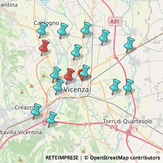 Mappa Via Virgilio Bardella, 36100 Vicenza VI, Italia (4.1)