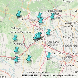 Mappa Via Virgilio Bardella, 36100 Vicenza VI, Italia (15.91933)
