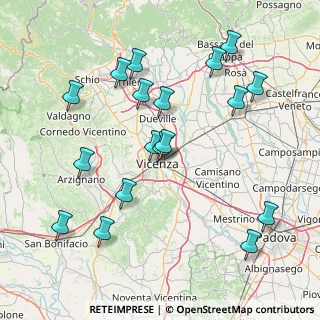 Mappa Via Virgilio Bardella, 36100 Vicenza VI, Italia (17.06)