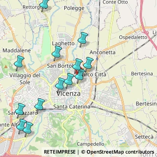 Mappa Via Virgilio Bardella, 36100 Vicenza VI, Italia (2.30308)