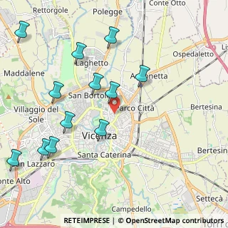 Mappa Via Virgilio Bardella, 36100 Vicenza VI, Italia (2.36)