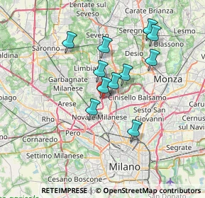 Mappa Villaggio Ambrosiano, 20037 Paderno Dugnano MI, Italia (5.81455)