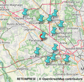 Mappa Via Monte Grappa, 20014 Nerviano MI, Italia (7.22917)