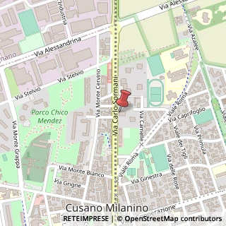 Mappa Via C. Sormani, 52, 20095 Cusano Milanino, Milano (Lombardia)