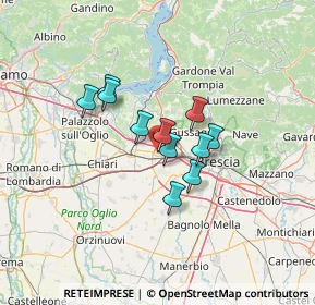 Mappa Via Domenico Ghidoni, 25035 Ospitaletto BS, Italia (9.05455)