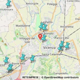 Mappa Via Vittorio Alfieri, 36100 Vicenza VI, Italia (2.9125)