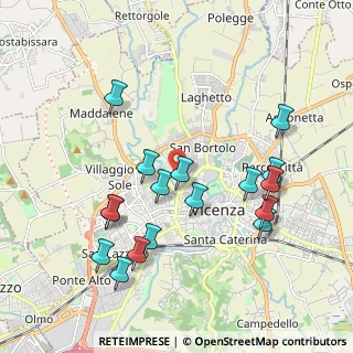 Mappa Via Vittorio Alfieri, 36100 Vicenza VI, Italia (2.01412)