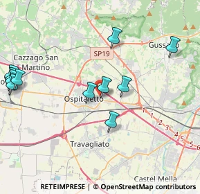 Mappa Centro Commerciale Italmark, 25035 Ospitaletto BS, Italia (6.551)