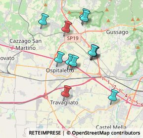 Mappa Centro Commerciale Italmark, 25035 Ospitaletto BS, Italia (3.105)