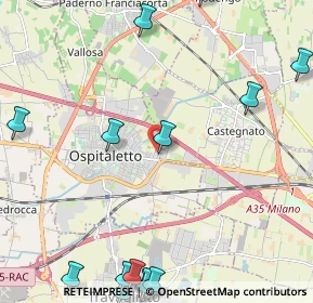 Mappa Centro Commerciale Italmark, 25035 Ospitaletto BS, Italia (3.165)