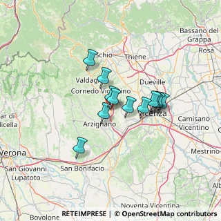 Mappa Dell'Artigianato, 36070 Trissino VI, Italia (9.56083)