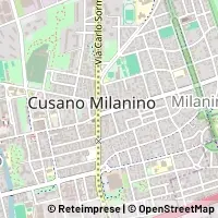 Kaart Cusano Milanino