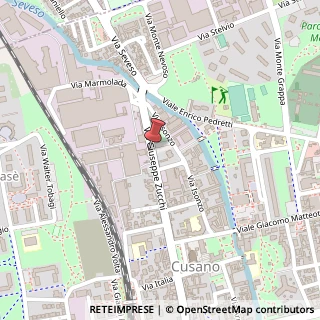 Mappa Via Giuseppe Zucchi, 39/G, 20095 Cusano Milanino, Milano (Lombardia)