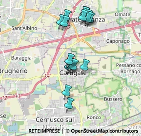 Mappa Via S. Francesco D'Assisi, 20061 Carugate MI, Italia (1.6765)