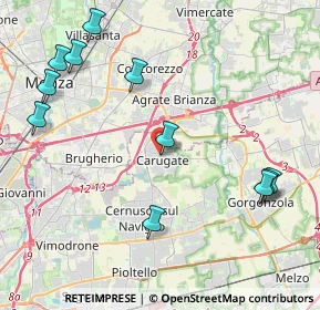 Mappa Via S. Francesco D'Assisi, 20061 Carugate MI, Italia (4.98)