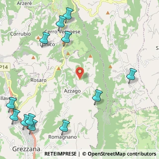 Mappa Via Santa Viola, 37023 Grezzana VR, Italia (3.21167)