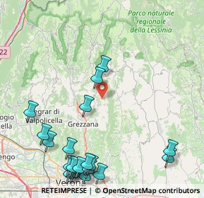 Mappa Via Santa Viola, 37023 Grezzana VR, Italia (11.3225)