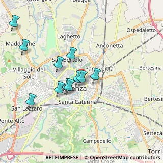 Mappa Contrà Mure Porta Santa Lucia, 36100 Vicenza VI, Italia (1.70545)