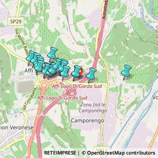 Mappa Via Vento, 37062 Affi VR, Italia (0.796)
