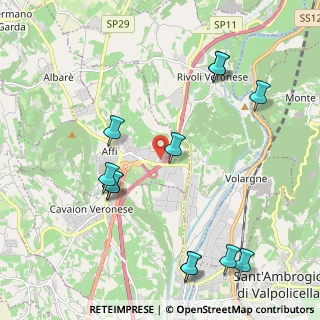 Mappa Via Vento, 37062 Affi VR, Italia (2.4175)