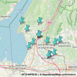 Mappa Via Vento, 37062 Affi VR, Italia (6.58385)