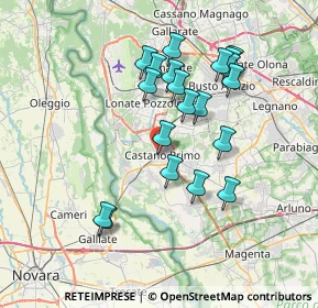 Mappa Vicolo Maestri, 20022 Castano Primo MI, Italia (6.795)