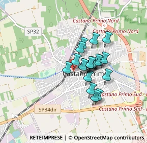 Mappa Vicolo Maestri, 20022 Castano Primo MI, Italia (0.5575)