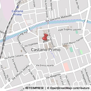Mappa Via Palestro, 1, 20022 Castano Primo, Milano (Lombardia)