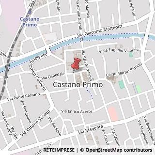 Mappa Via Palestro, 6, 20022 Castano Primo, Milano (Lombardia)