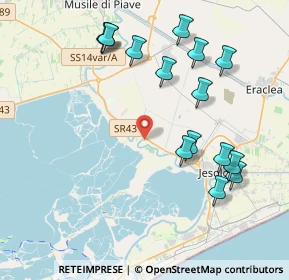 Mappa Via Cà Nani, 30016 Jesolo VE, Italia (4.364)