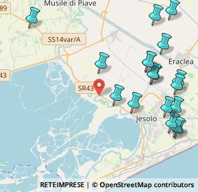 Mappa Via Cà Nani, 30016 Jesolo VE, Italia (5.18611)