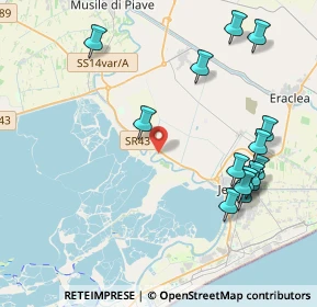 Mappa Via Cà Nani, 30016 Jesolo VE, Italia (4.68933)