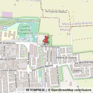 Mappa Via del Ginestrino, 18, 20061 Carugate, Milano (Lombardia)