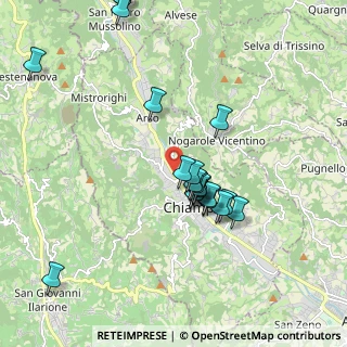 Mappa Via Giuseppe Garibaldi, 36072 Chiampo VI, Italia (1.8985)