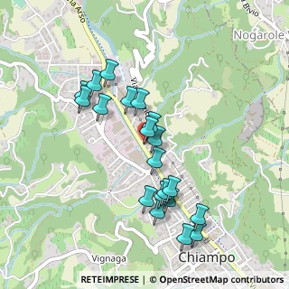 Mappa Via Giuseppe Garibaldi, 36072 Chiampo VI, Italia (0.445)