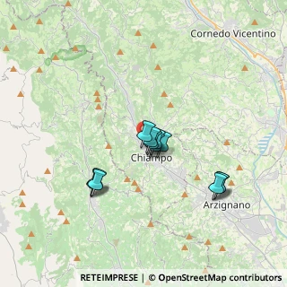 Mappa Via Giuseppe Garibaldi, 36072 Chiampo VI, Italia (2.88333)