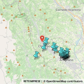 Mappa Via Giuseppe Garibaldi, 36072 Chiampo VI, Italia (4.7705)