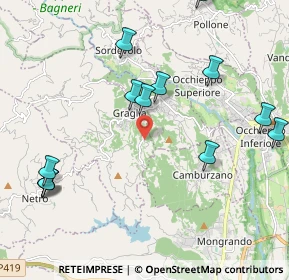 Mappa Via Vagliumina, 13895 Graglia BI, Italia (2.42462)