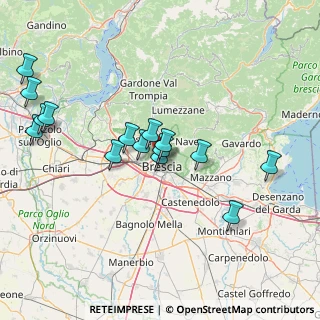 Mappa Via Vittorio Veneto, 25124 Brescia BS (15.21667)