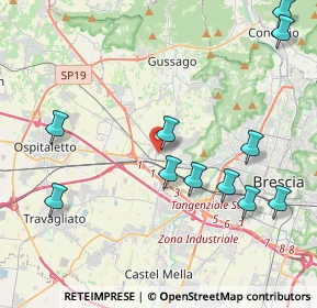 Mappa Via Massimo Bonomi, 25064 Gussago BS, Italia (4.72818)