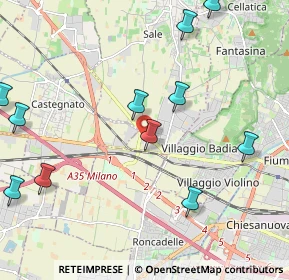 Mappa Via Massimo Bonomi, 25064 Gussago BS, Italia (2.56636)