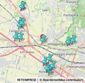 Mappa Via Massimo Bonomi, 25064 Gussago BS, Italia (2.46133)