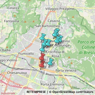 Mappa Via Massimo d'Azeglio, 25128 Brescia BS, Italia (1.02727)