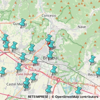 Mappa Via Massimo d'Azeglio, 25128 Brescia BS, Italia (6.071)