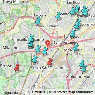 Mappa Via Emilio Cornaggia, 20124 Cinisello Balsamo MI, Italia (2.666)