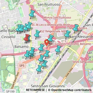 Mappa Via Emilio Cornaggia, 20124 Cinisello Balsamo MI, Italia (0.9745)