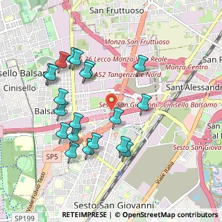 Mappa Via Emilio Cornaggia, 20124 Cinisello Balsamo MI, Italia (0.991)