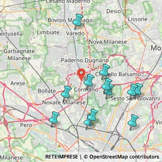 Mappa SS 35, 20032 Paderno Dugnano MI (4.385)