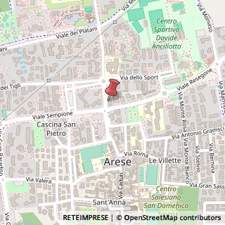 Mappa Via G. Matteotti, 18, 20044 Arese, Milano (Lombardia)